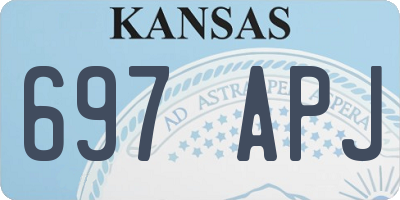 KS license plate 697APJ