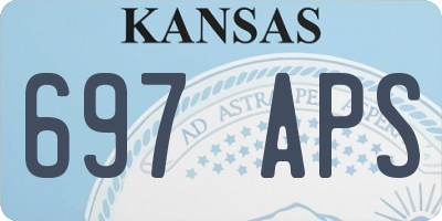 KS license plate 697APS