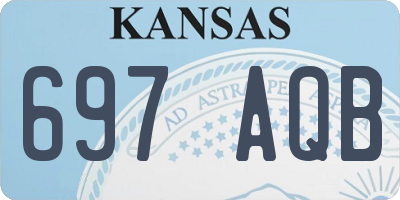KS license plate 697AQB