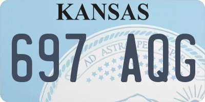 KS license plate 697AQG