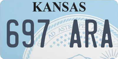 KS license plate 697ARA