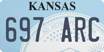 KS license plate 697ARC