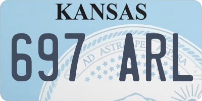 KS license plate 697ARL
