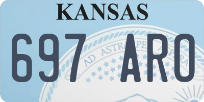 KS license plate 697ARO