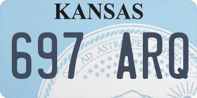 KS license plate 697ARQ
