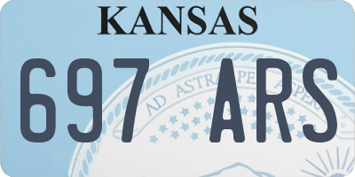 KS license plate 697ARS
