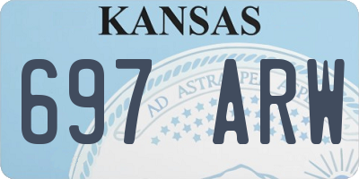 KS license plate 697ARW