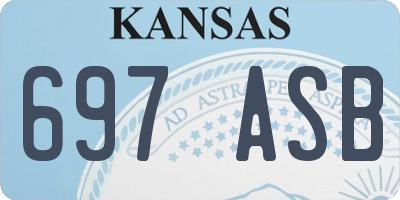 KS license plate 697ASB