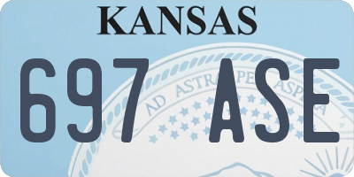 KS license plate 697ASE
