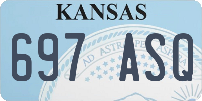 KS license plate 697ASQ