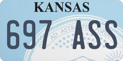 KS license plate 697ASS