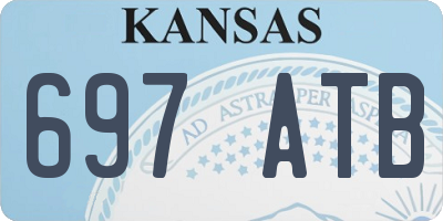 KS license plate 697ATB