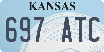 KS license plate 697ATC