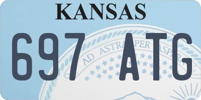 KS license plate 697ATG