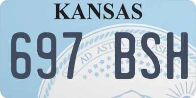 KS license plate 697BSH