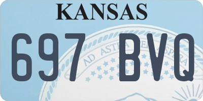 KS license plate 697BVQ