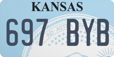 KS license plate 697BYB