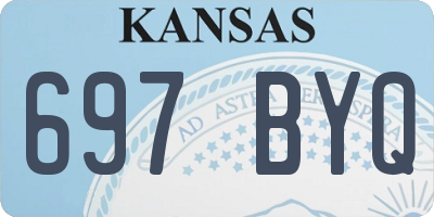 KS license plate 697BYQ