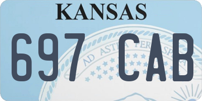 KS license plate 697CAB