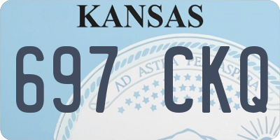 KS license plate 697CKQ