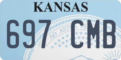 KS license plate 697CMB