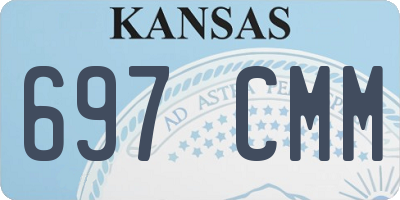 KS license plate 697CMM