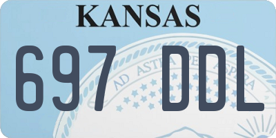 KS license plate 697DDL