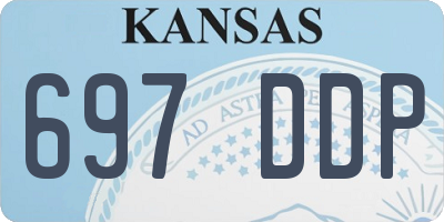 KS license plate 697DDP