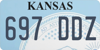 KS license plate 697DDZ