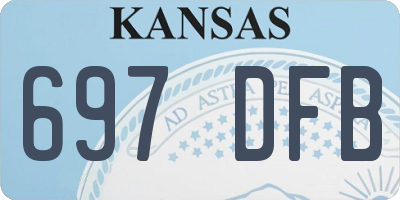 KS license plate 697DFB
