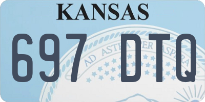 KS license plate 697DTQ