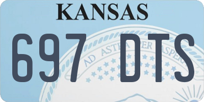 KS license plate 697DTS