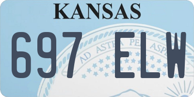 KS license plate 697ELW
