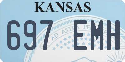 KS license plate 697EMH
