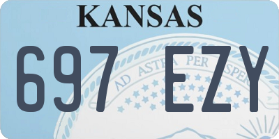 KS license plate 697EZY