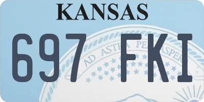 KS license plate 697FKI