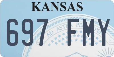 KS license plate 697FMY