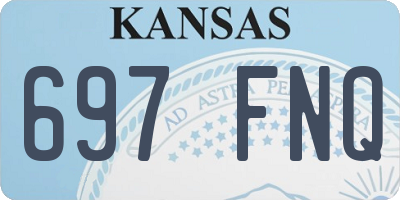 KS license plate 697FNQ