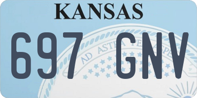 KS license plate 697GNV