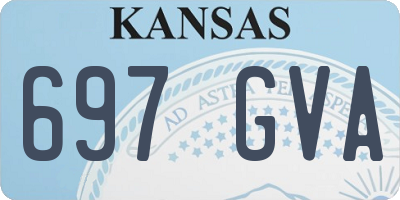 KS license plate 697GVA
