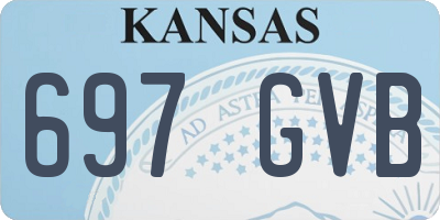 KS license plate 697GVB