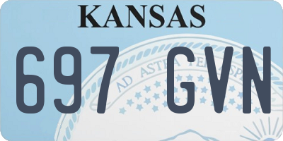 KS license plate 697GVN