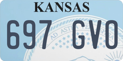 KS license plate 697GVO