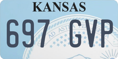 KS license plate 697GVP