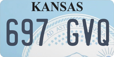 KS license plate 697GVQ