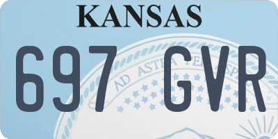 KS license plate 697GVR