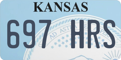 KS license plate 697HRS