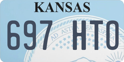 KS license plate 697HTO