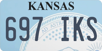 KS license plate 697IKS