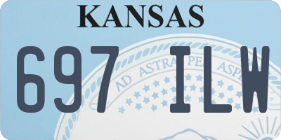 KS license plate 697ILW